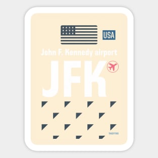 JFK airport sticker Sticker